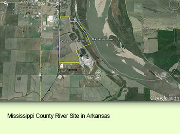 Mississippi County River Site in Arkansas