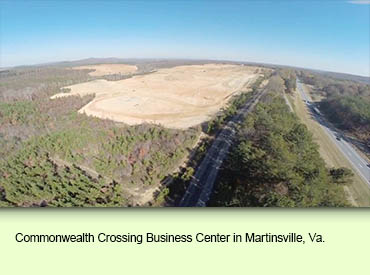 Commonwealth Crossing Business Center in Martinsville, Va.